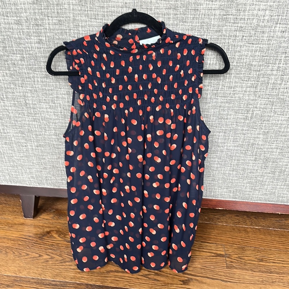 Anthropologie sheer sleeveless top